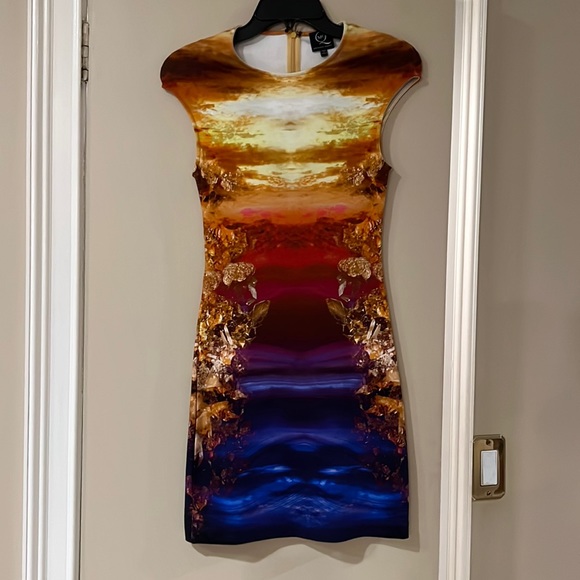 McQ Alexander McQueen Body Con Dress XS - Picture 1 of 10